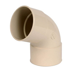 Interplast Winkel 45° F/F a, sandfarbener Guss - Durchmesser 50 mm IN-SPGCOF4516S PVC-Rinnen