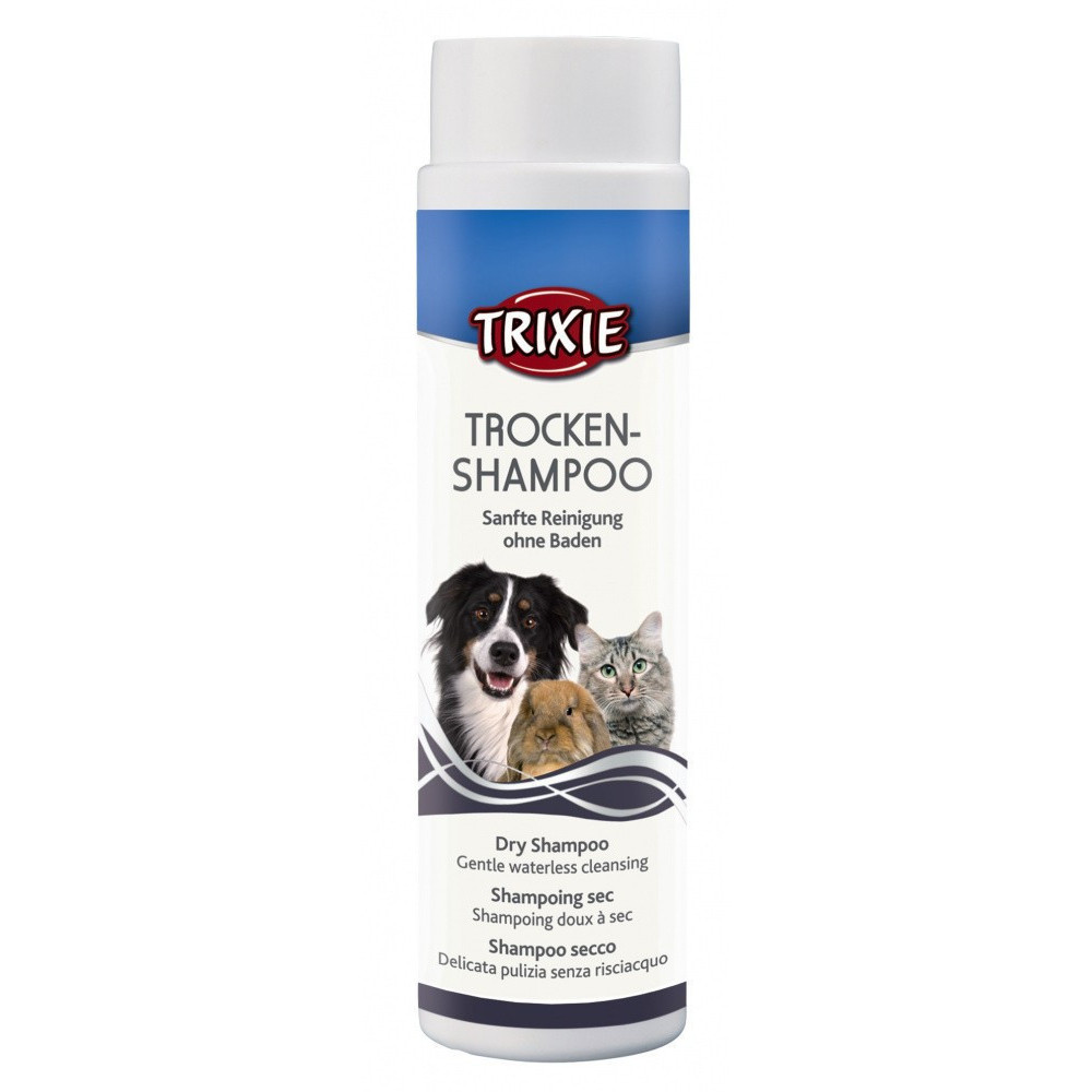 Trixie Shampoing sec poudre 100g pour chien, chat Soin et hygiène