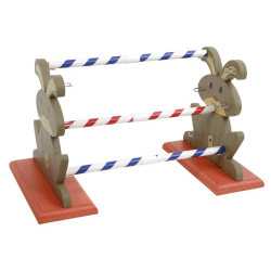 kerbl Agility Kaninhop obstacle, for rodents and rabbits, size: 62 cm by 33 cm and 34 cm Games, toys, activities