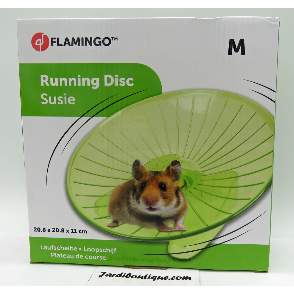 Flamingo Pet Products SUSIE running board ø 20.8 cm M.green for rodents Wheel