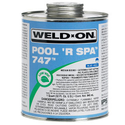 WELDON blue glue for PVC pipes, IPS pot 237 ml. glue and other