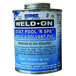 Colle bleue tuyauterie PVC, IPS pot de 500 gr - 473 ML SC-IPS-560-0005 WELDON