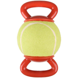 Tennisbal met 2 handgrepen. ø 13 cm. voor honden. Flamingo FL-518650 Hondenballen