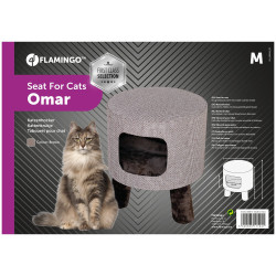 Omar bruin kattenkrukje M ø 42 cm H 48 cm Flamingo FL-560815 Igloo kat