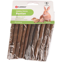 Flamingo Pet Products Bastian gnawing sticks 10 pieces ø1 x 10 cm for rodents Food