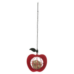 TR-55615 Trixie Bola de grasa en forma de manzana. para aves soporte de la bola o de la almohadilla de grasa