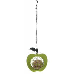 Trixie Alimentatore a forma di mela. per uccelli TR-55615 supporto a sfera o a cuscinetto di grasso