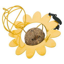 Mangeoire boule de graisse. forme de fleur. pour oiseaux TR-55616 suporte de bola ou almofada de lubrificação