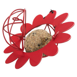 Mangeoire boule de graisse. forme de fleur. pour oiseaux Trixie TR-55616 kogel- of vetschijfhouder