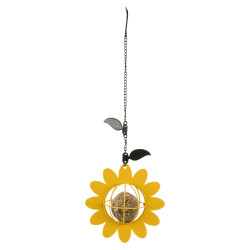 Trixie Fat ball feeder. flower shape. for birds support ball or grease loaf