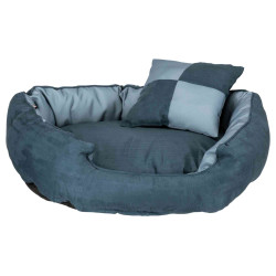 TR-37545 Trixie Basko cama reversible 60 x 50 cm para perros. color azul. Cojín para perros