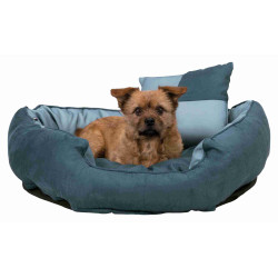 TR-37545 Trixie Basko cama reversible 60 x 50 cm para perros. color azul. Cojín para perros