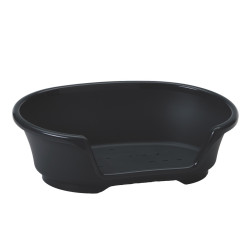 VA-5830 Vadigran Acogedora cesta de aire negra. 55 cm. para perro. Cama de plástico para perros