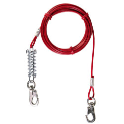 Trixie 5 Meter Kabelbinder für Hunde. TR-2291 Longe und Pfahl
