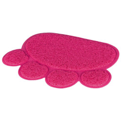 Trixie Tapis pour bac à litière, couleur rose, 40 * 30 cm. pour chat. accessoire litière