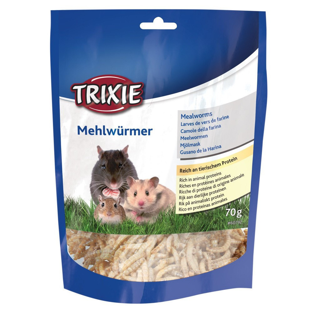 Trixie Dried flour worm larvae 70 gr. Snacks and supplements