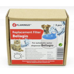 FL-518218 Flamingo Pet Products 3 filtros de repuesto para la fuente BELLAGIO 2 L. Filtro de la fuente