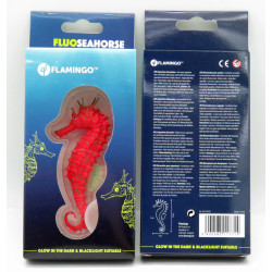 Décoration Aquarium fluo Hippocampe 4 x 2 x 9 cm.couleur aléatoire. Flamingo Pet Products FL-410343 Decoratie en andere