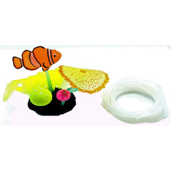 Flamingo Pet Products Decorazione dell'acquario. pesce pagliaccio con uscita d'aria. colore casuale. FL-410346 Decorazione e ...
