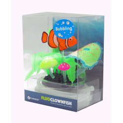 Décoration Aquarium Fluo. poisson clown avec sortie d'air. couleur aléatoire. FL-410346 Decoração e outros
