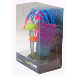 Flamingo Pet Products Décoration Aquarium Fluo. Anémone et poisson. Taille 7 x 3.5 x 15 cm couleur aléatoire. Décoration et a...