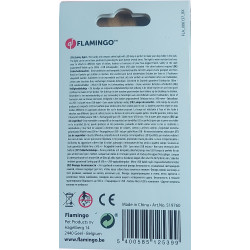 Flamingo Pet Products 1 Lampe de sécurité pour chien couleur aléatoire Sécurité chien