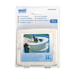 GRE Filtri per schiumatoi, Confezione da 10 filtri per schiumatoi. FLU-40045 Filtrazione in piscina