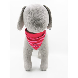 Trixie bandana collar, size M-L - fuchsia color - for dog. Bandana
