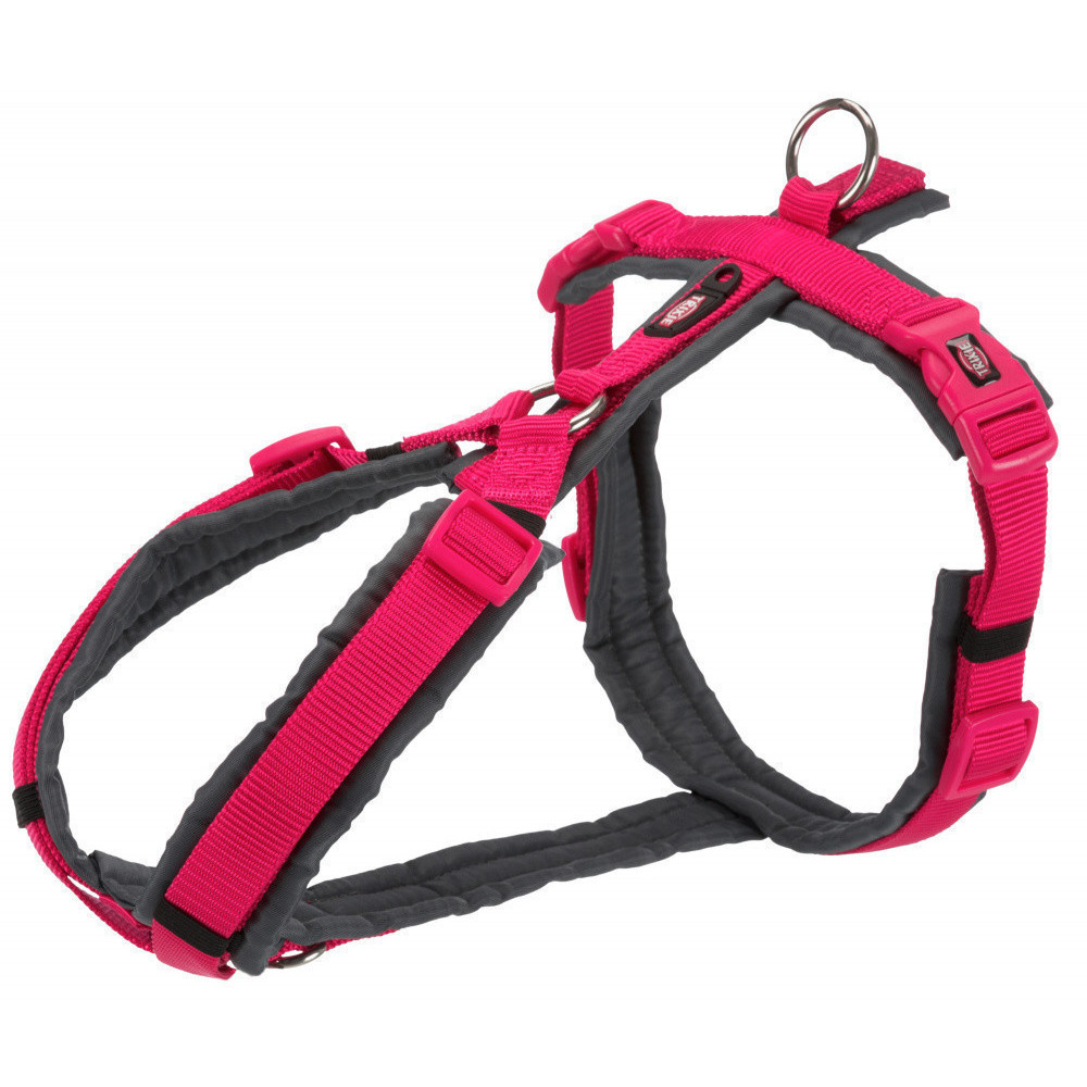 arnês de trekking para cães tamanho S- M barriga tamanho 44-53 cm cor: rosa e cinzento TR-1997111 arreios para cães