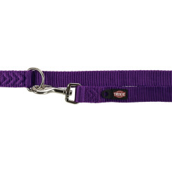 Trixie laisse réglable double épaisseur taille XS couleur violet pour chien 