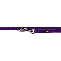 Trixie Laisse15 mm x 2 mètre. XS- S. réglable violet pour chien laisse chien