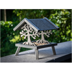 Vadigran Vogelfutterhaus aus Holz, MAGIC, Größe: 30 X 30 X 28 cm. VA-15642 Futterstelle für Samen