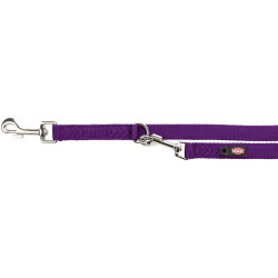 Trixie guinzaglio regolabile a doppio strato. misura XS-S. colore viola. per cani TR-200721 guinzaglio per cani