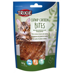 TR-42742 Trixie Mordiscos de pollo de hierba gatera 50 gr para los gatos Golosinas para gatos