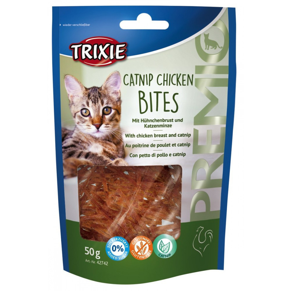 Trixie Katzenminze Huhn beißt 50 gr für Katzen TR-42742 Leckerbissen Katze