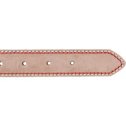 Trixie Lederhalsband. Größe S. Cappuccinofarbe. Abmessungen: 31-37 cm/15 mm. für Hund TR-17925 Halsband