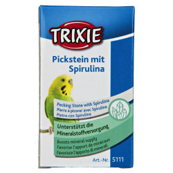 Trixie Pierre à picorer avec spirulina, 20 gr pour oiseaux Complément alimentaire