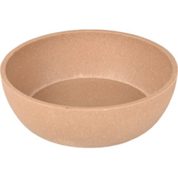 Flamingo Rimboé 1000 ml bamboo bowl, beige color for cat or dog Bowl, bowl
