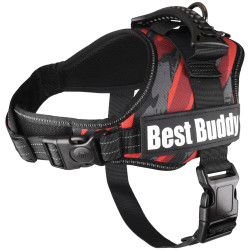 Flamingo Pet Products Harness size L best buddy pluto red color, for dog dog harness