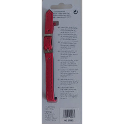 Collier taille 30 cm x 11 mm. couleur rouge . avec strass et clochette. pour chat Flamingo FL-67682 Halsketting