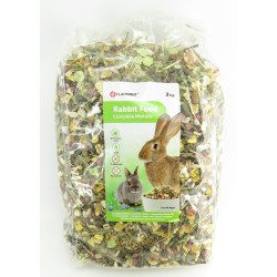 Mistura alimentar completa para coelhos saco de 2 kg FL-201665 Comida para coelhos