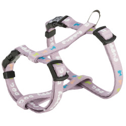 Trixie Junior harness for puppy with leash. Dimensions: 23-34 cm/8 mm. purple colour. dog harness
