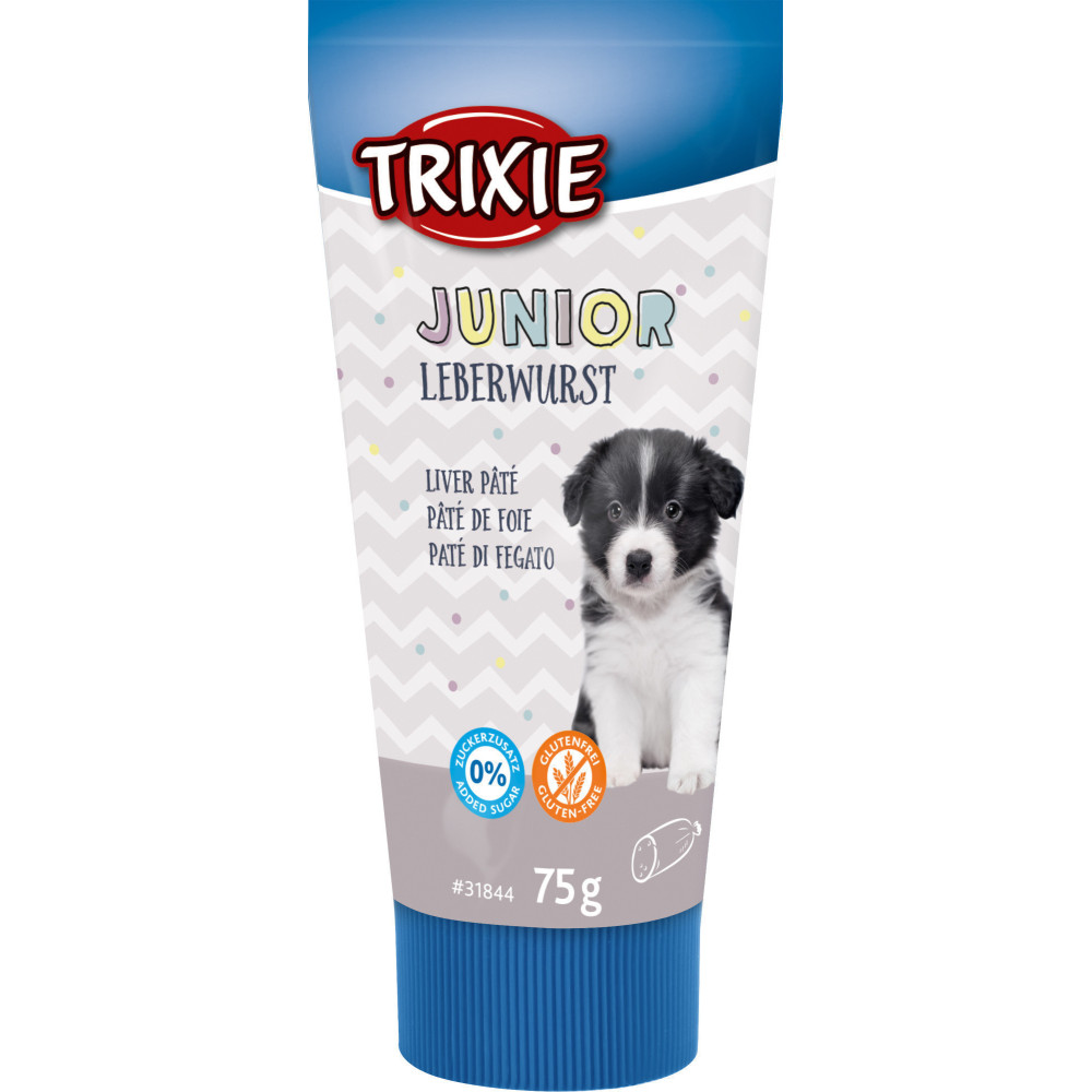 Trixie Junior Liver Pâté 75 g tube for puppies Paté and sliced dog food