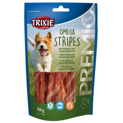 Kipsnoepje voor honden - 100g zakje - OMEGA Stripes Trixie TR-31536 Kip