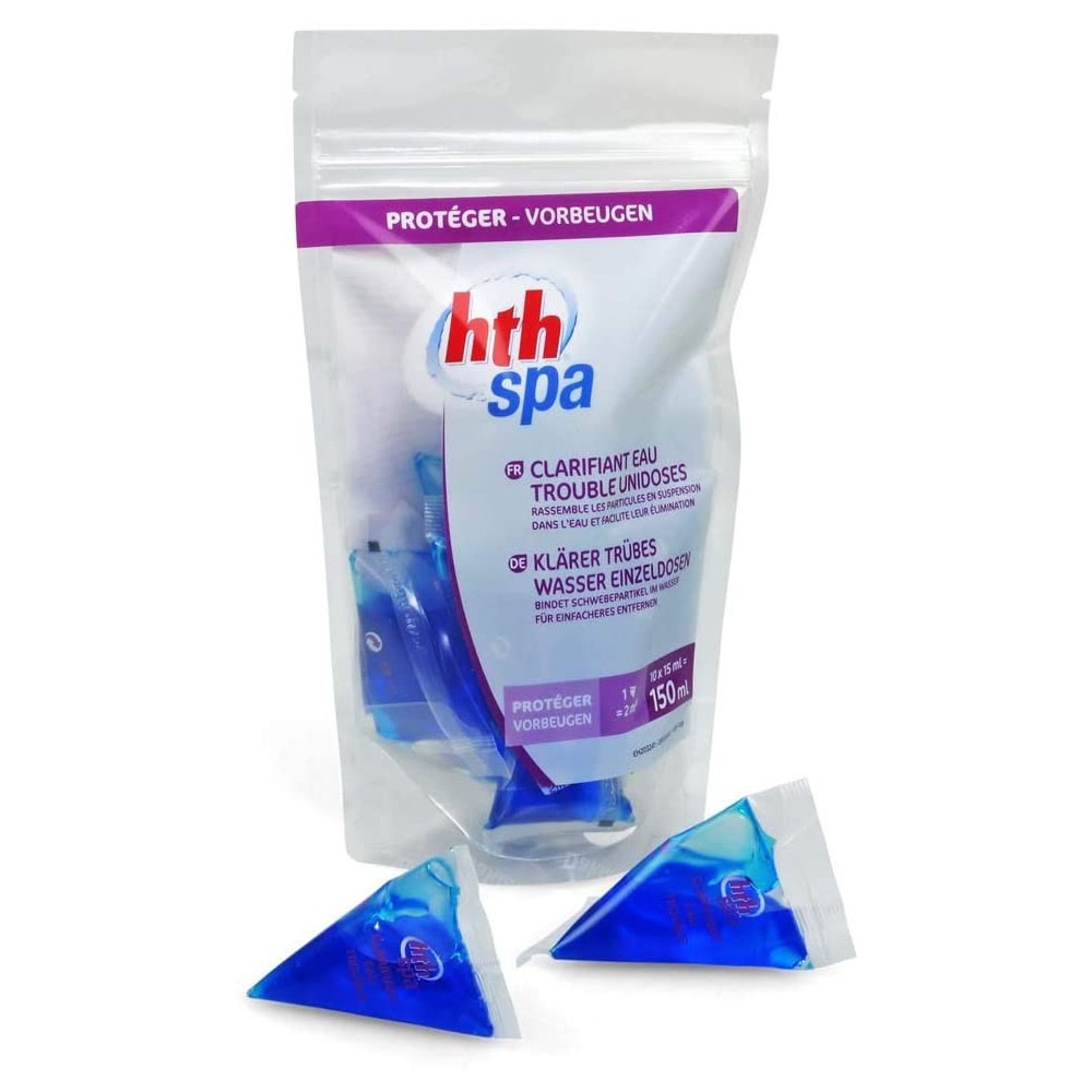 SC-AWC-500-8164 HTH Clarificante monodosis de agua turbia para spa -HTH SPA Producto de tratamiento SPA