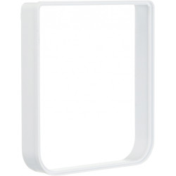 Trixie White tunnel 19 x 21 cm. for cat flap 44241. attention 27 mm deep. Cat flap