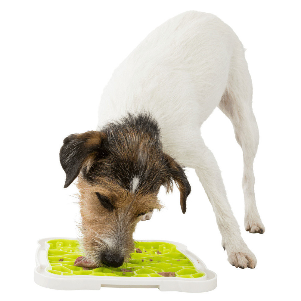 Lick'n'Snack Lick'n'Snack bord voor je hond. Trixie TR-34952 Etensbak en anti-kletsmat