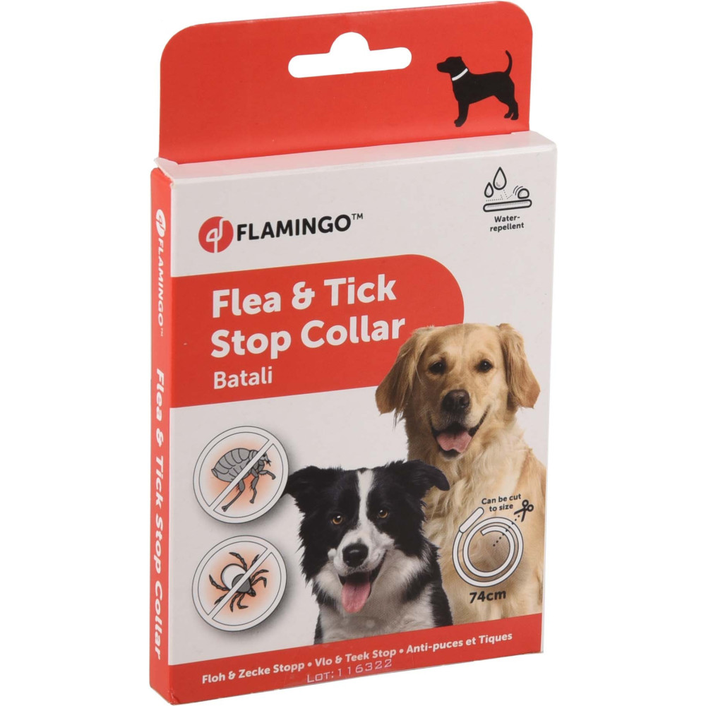 Flamingo Flea and tick collar 74 cm for dogs pest control collar