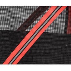 Remorque DOGGY LINER ROMERO rouge et noir. 60 x 43 x 51 cm. pour chien FL-518981 Flamingo