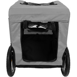 Flamingo Pet Products DOGGY LINER ROMERO trailer black and grey. 60 x 43 x 51 cm. for dogs Transport